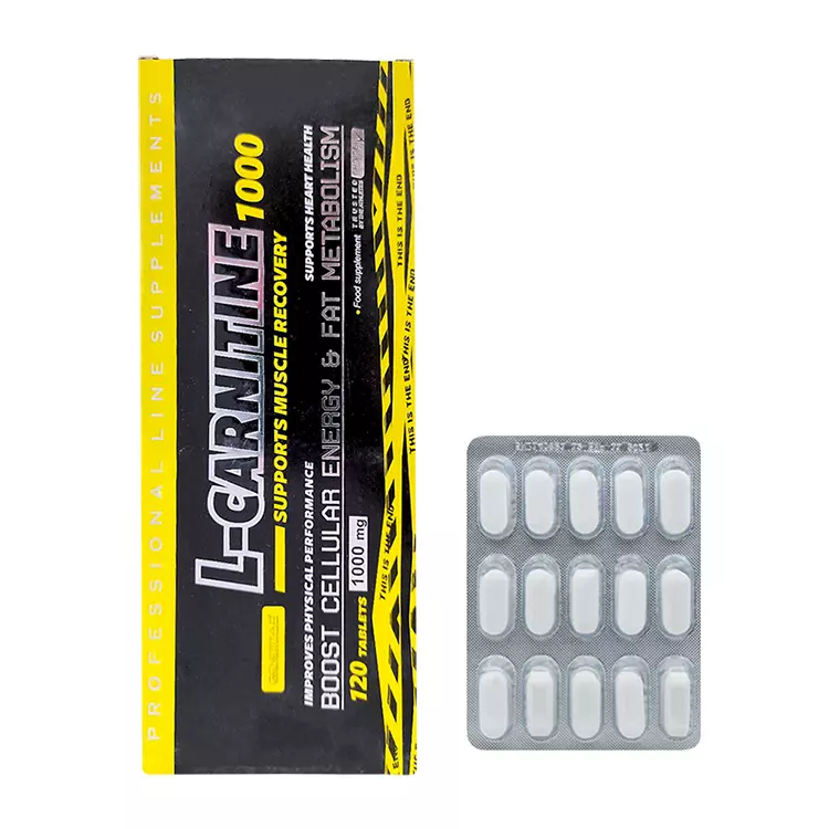 قرص ال کارنیتین 1000 میلی گرم 120 عددی ژن استار